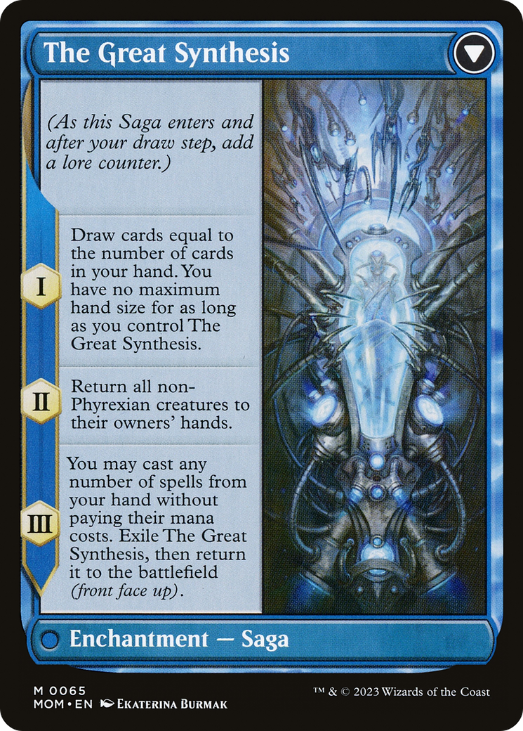 Jin-Gitaxias // The Great Synthesis (MOM-065) (Foil)