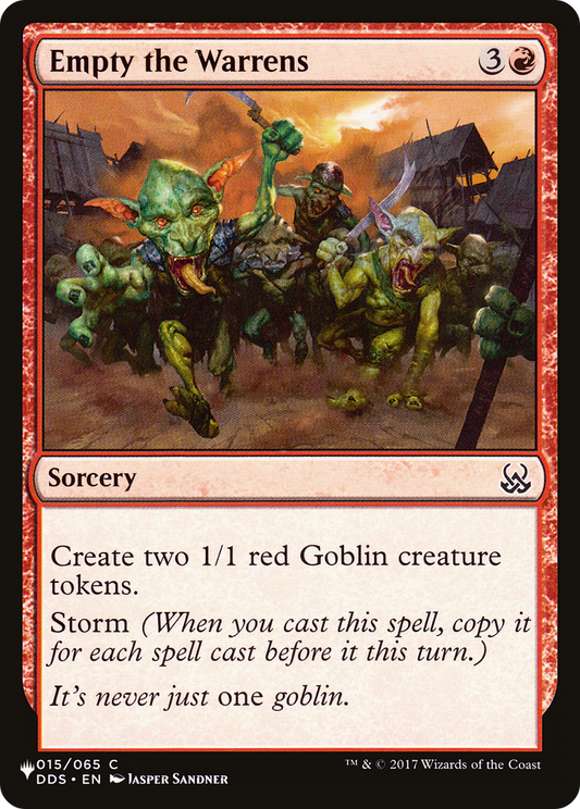 Empty the Warrens (LIST-DDS-15)