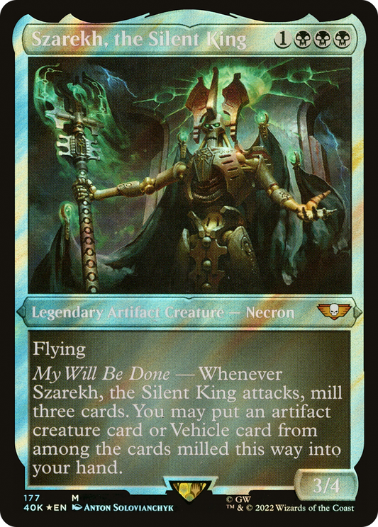 Szarekh, the Silent King (40K-177) (Surge Foil)