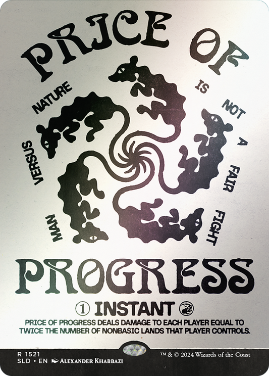 Price of Progress (SLD-1521★) (Showcase) (Borderless) (Foil)