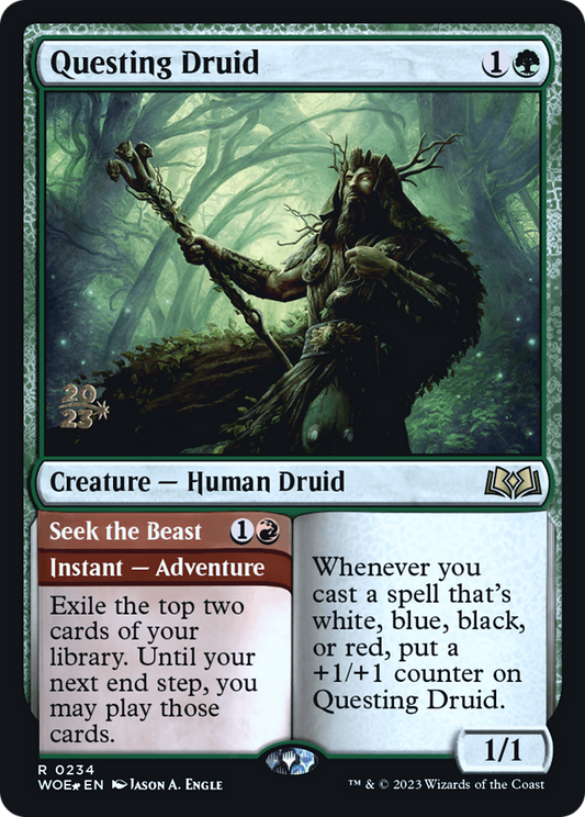 Questing Druid // Seek the Beast (PRE-234S) (Foil)