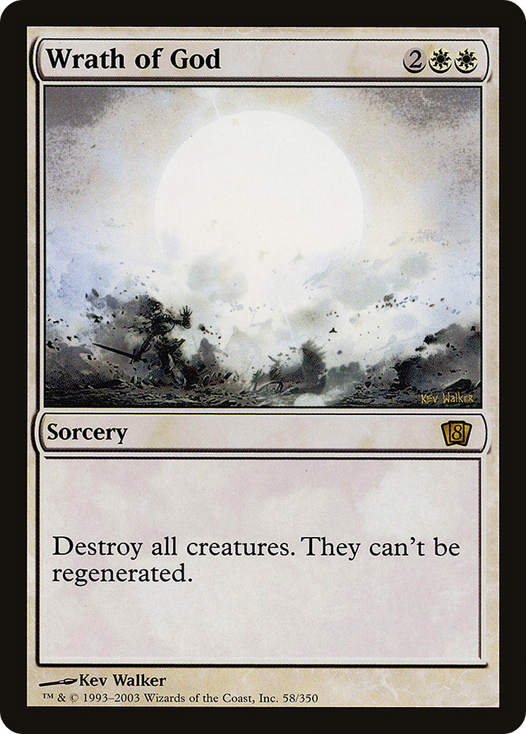 Wrath of God (8ED-58★) (Foil)
