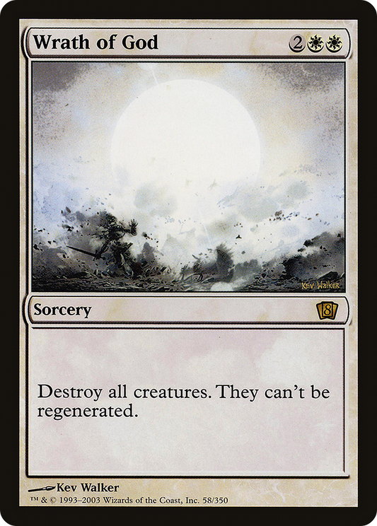 Wrath of God (8ED-58★) (Foil)