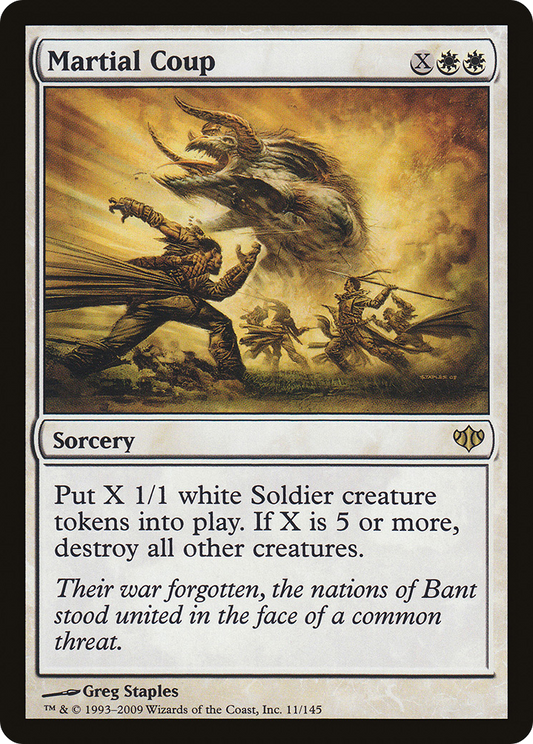 Martial Coup (CON-011) (Foil)