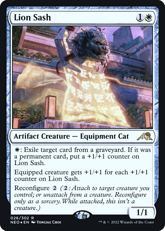 Lion Sash (PRE-26S) (Foil)