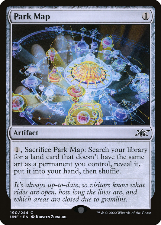 Park Map (UNF-190) (Foil)