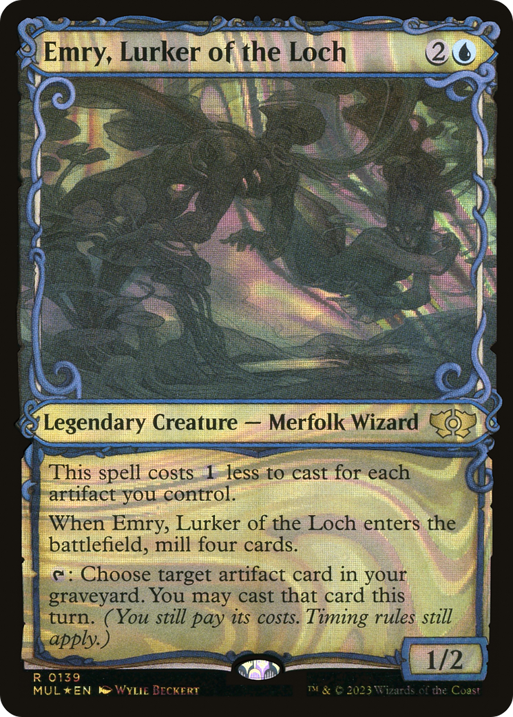 Emry, Lurker of the Loch (MUL-139) (Showcase) (Halo Foil)