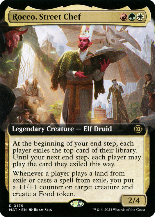 Rocco, Street Chef (MAT-179) (Extended Art) (Foil)