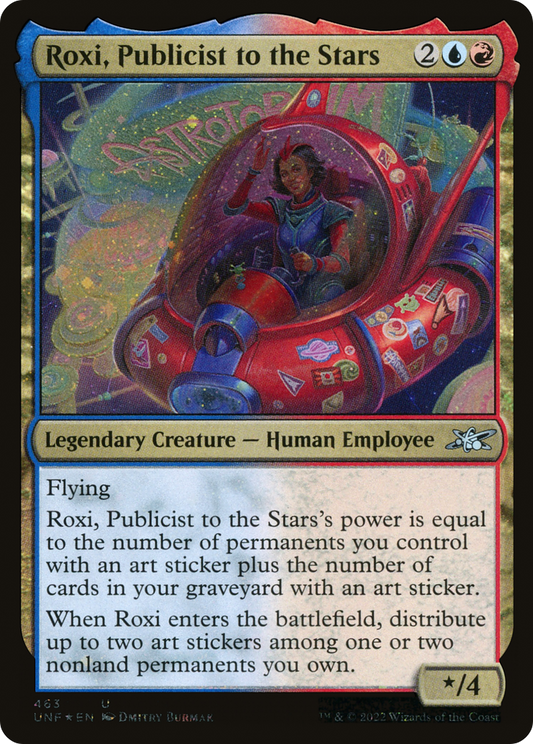 Roxi, Publicist to the Stars (UNF-463) (Galaxy Foil)