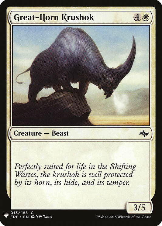 Great-Horn Krushok (LIST-FRF-13)