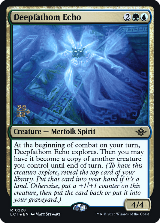 Deepfathom Echo (PRE-228S) (Foil)
