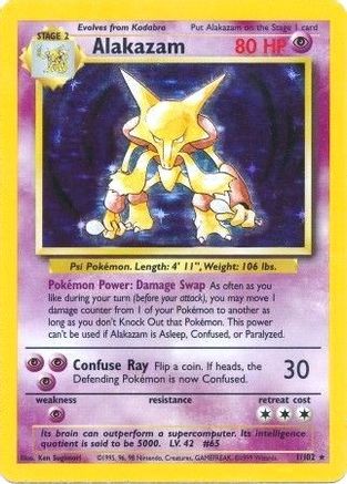 Alakazam (BS-001) (1st Edition Holofoil)