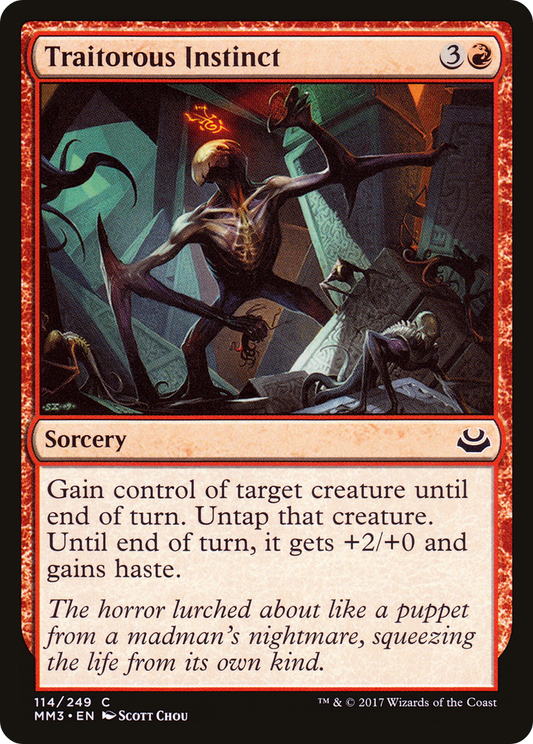 Traitorous Instinct (MM3-114) (Foil)