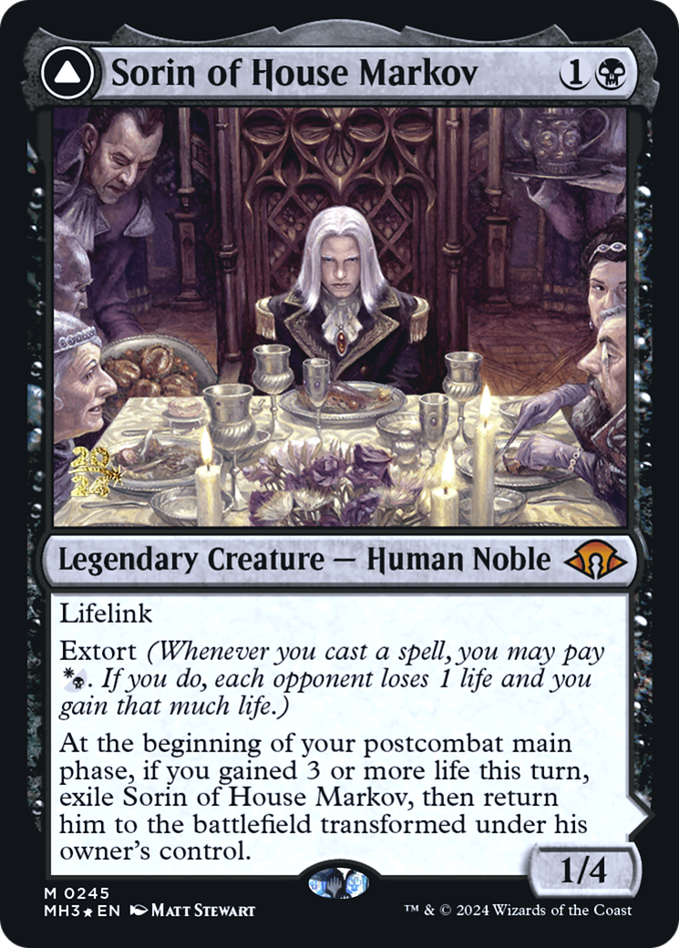 Sorin of House Markov // Sorin, Ravenous Neonate (PRE-245S) (Foil)