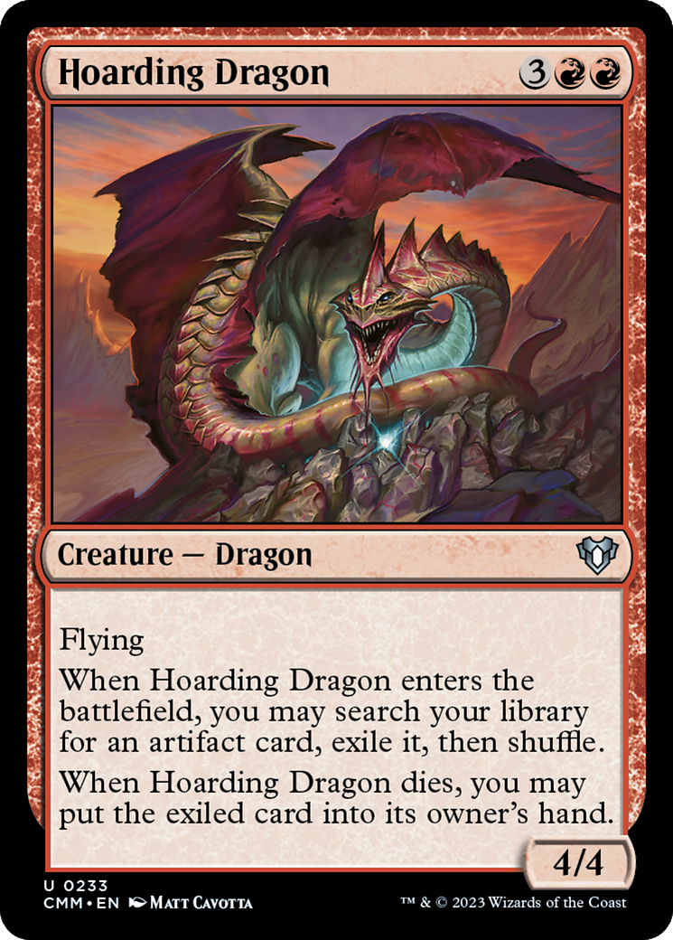 Hoarding Dragon (CMM-233) (Foil)