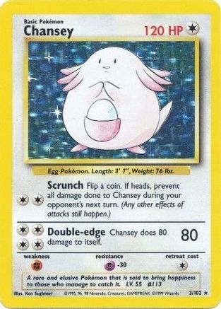 Chansey (BS-003) (Holofoil)