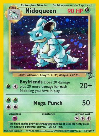 Nidoqueen (BS2-012) (Holofoil)