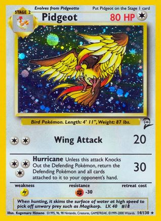 Pidgeot (BS2-014) (Holofoil)