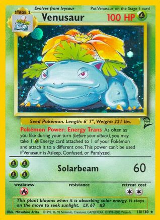 Venusaur (BS2-018) (Holofoil)