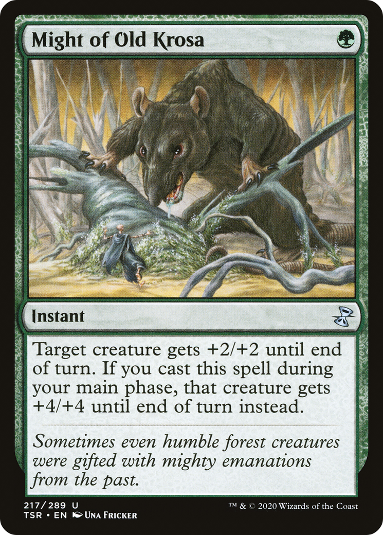 Might of Old Krosa (TSR-217) (Foil)