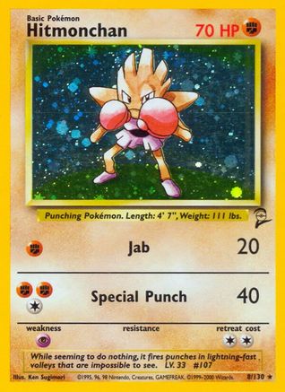 Hitmonchan (BS2-008) (Holofoil)
