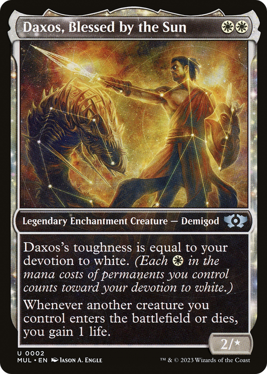Daxos, Blessed by the Sun (MUL-002) (Showcase)