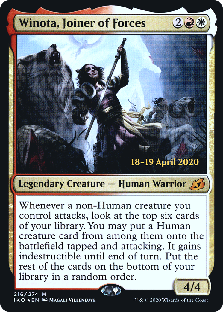 Winota, Joiner of Forces (PRE-216S) (Foil)