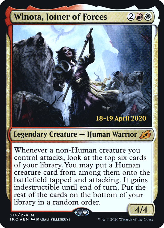 Winota, Joiner of Forces (PRE-216S) (Foil)