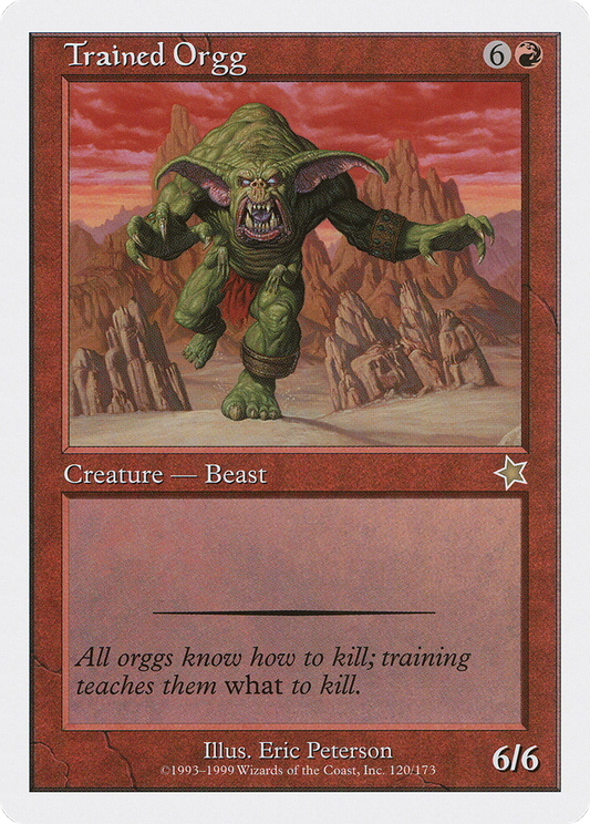 Trained Orgg (S99-120)