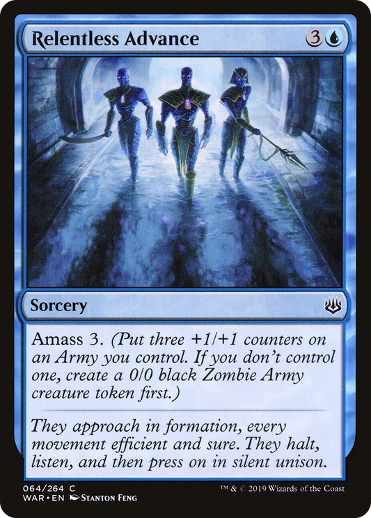 Relentless Advance (WAR-064) (Foil)
