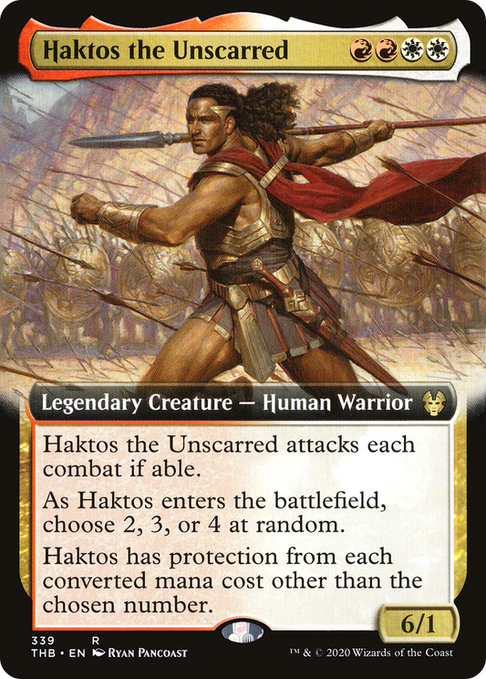 Haktos the Unscarred (THB-339) (Extended Art)