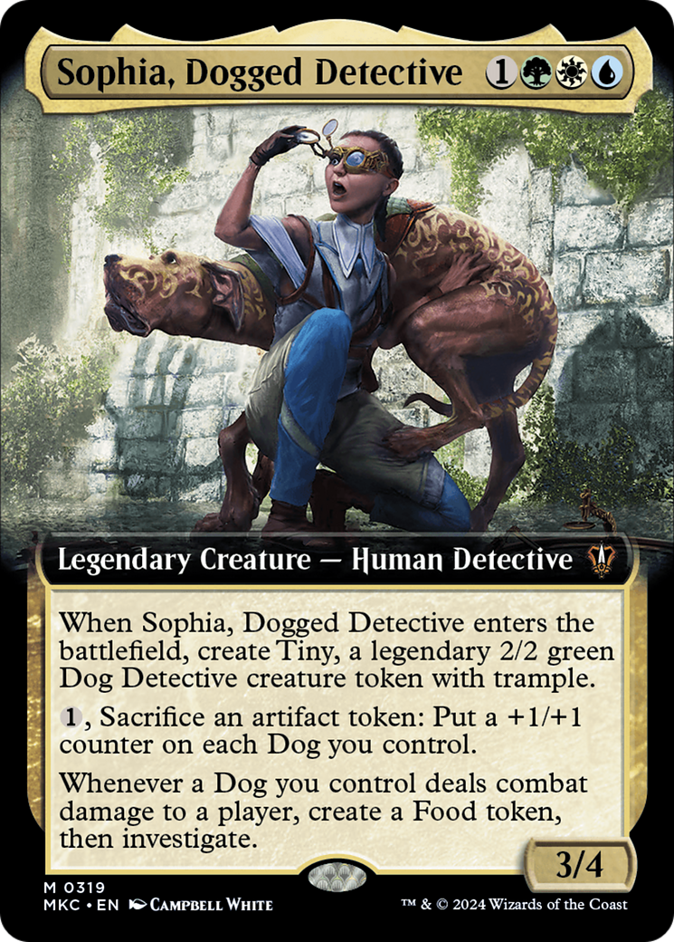 Sophia, Dogged Detective (MKC-319) (Extended Art) (Foil)
