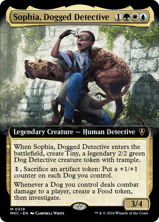 Sophia, Dogged Detective (MKC-319) (Extended Art) (Foil)