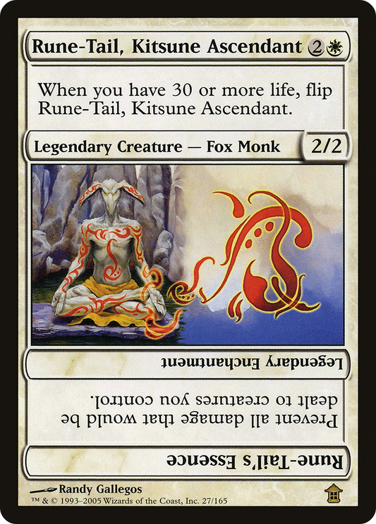 Rune-Tail, Kitsune Ascendant // Rune-Tail's Essence (SOK-027) (Foil)