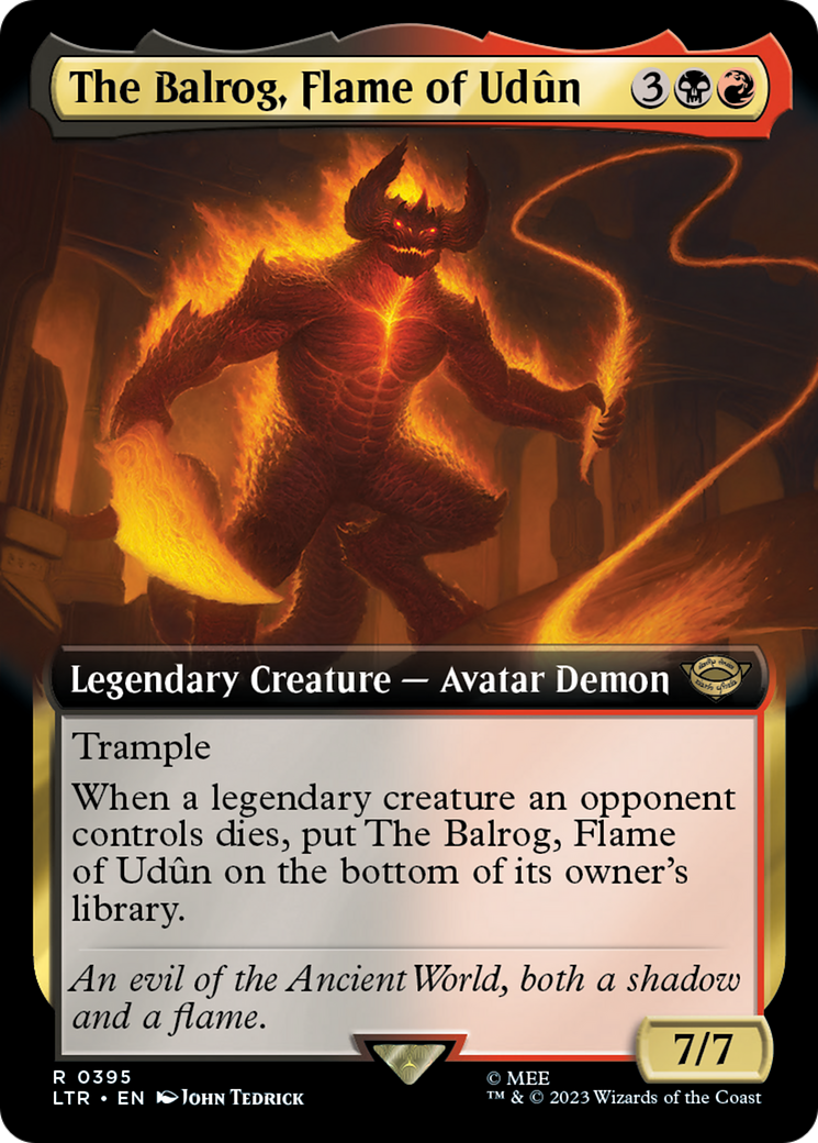 The Balrog, Flame of Udûn (LTR-395) (Extended Art)