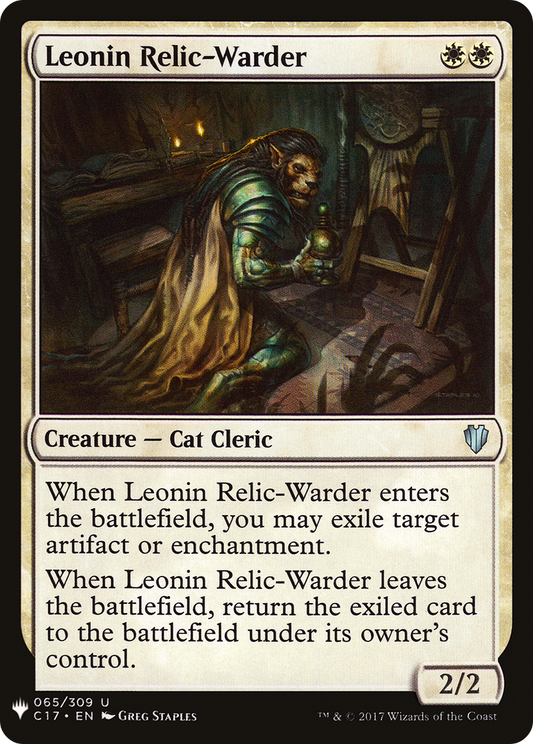 Leonin Relic-Warder (LIST-C17-65)