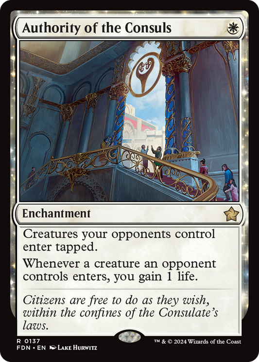 Authority of the Consuls (FDN-137) (Foil)