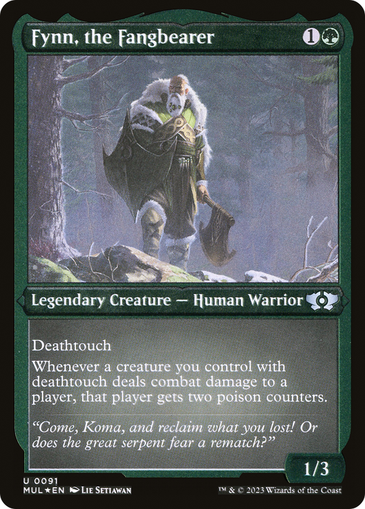 Fynn, the Fangbearer (MUL-091) (Etched Foil)