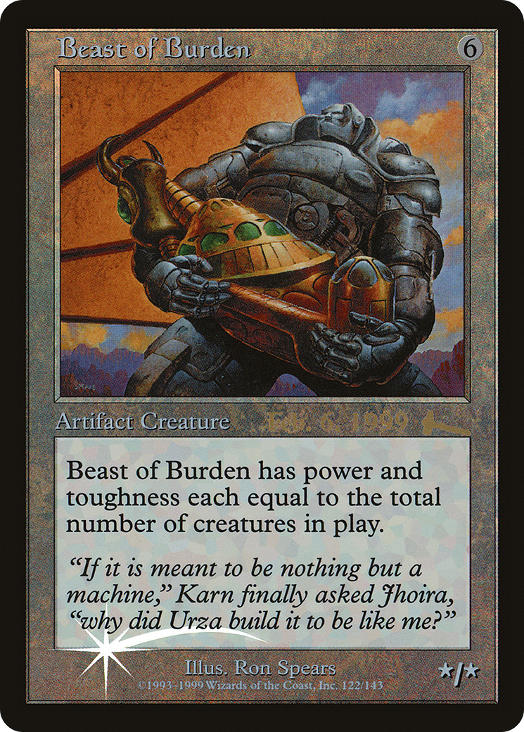 Beast of Burden (PRE-122) (Foil)