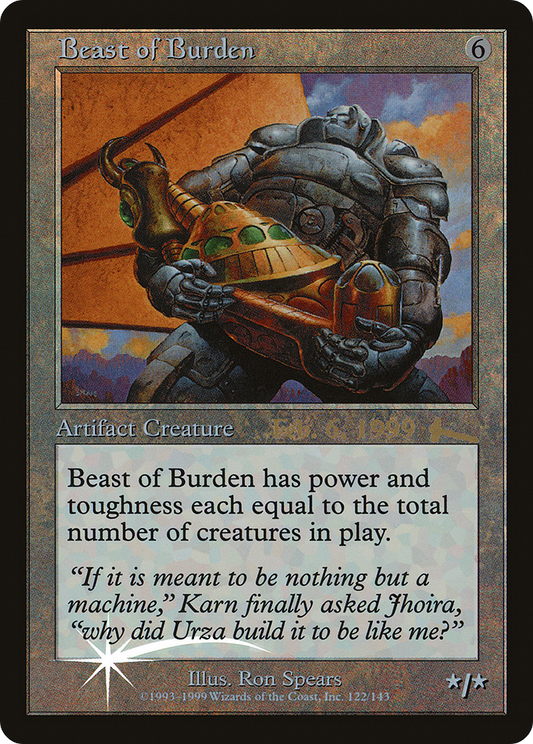 Beast of Burden (PRE-122) (Foil)