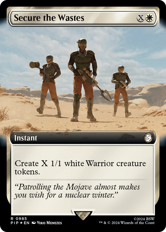 Secure the Wastes (PIP-985) (Extended Art) (Surge Foil)