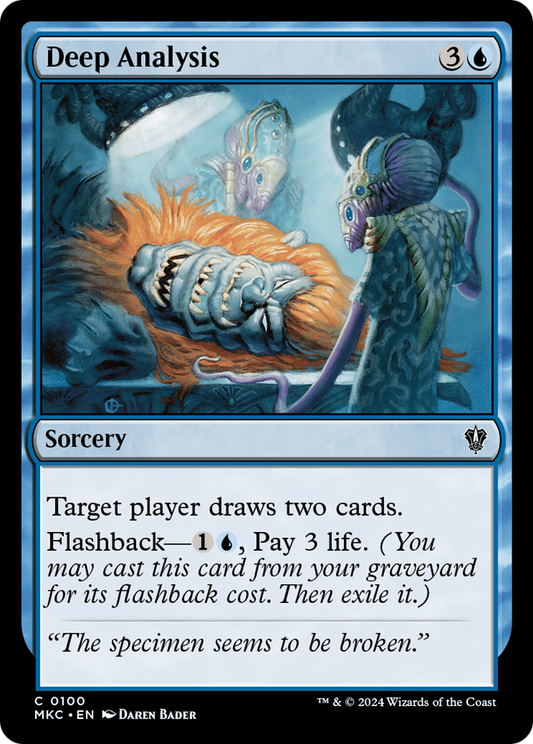 Deep Analysis (MKC-100)