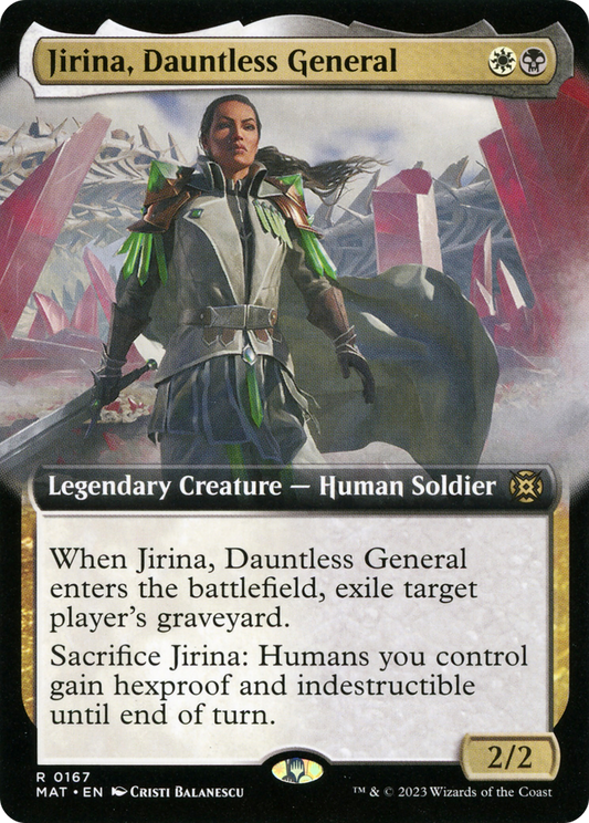 Jirina, Dauntless General (MAT-167) (Extended Art)