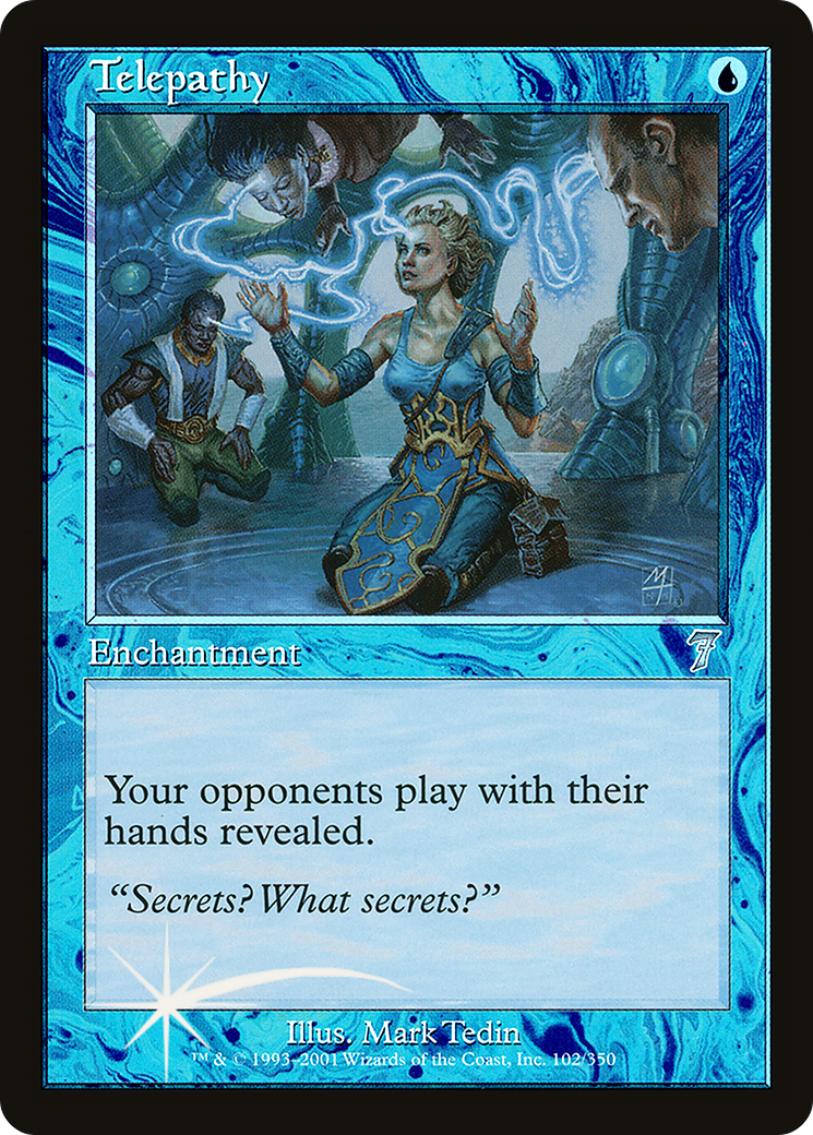 Telepathy (7ED-102★) (Foil)