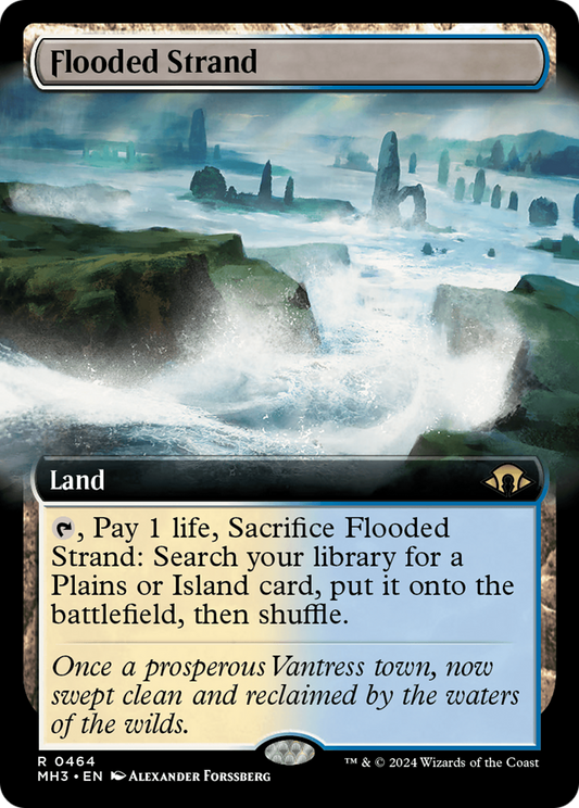 Flooded Strand (MH3-464) (Extended Art) (Foil)