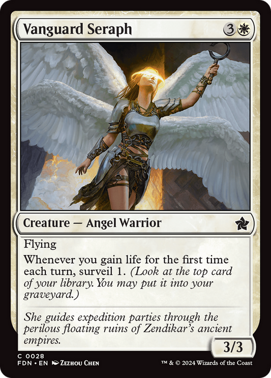 Vanguard Seraph (FDN-028) (Foil)