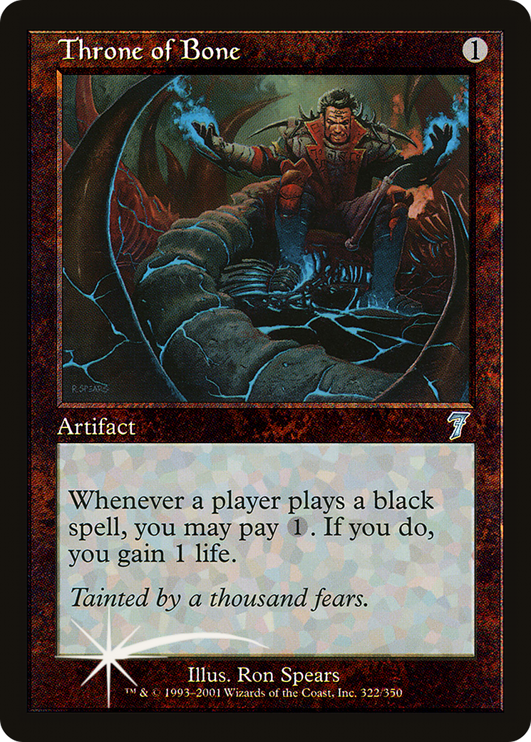 Throne of Bone (7ED-322★) (Foil)