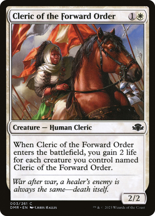 Cleric of the Forward Order (DMR-003)