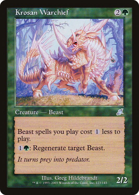 Krosan Warchief (SCG-123) (Foil)