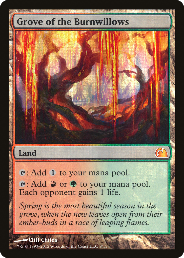 Grove of the Burnwillows (V12-008) (Foil)